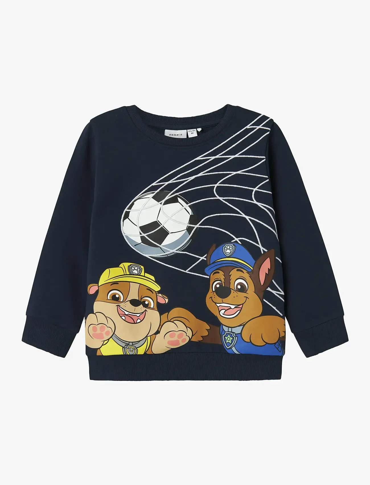 name it - NMMJAAKO PAW SWEAT UNB CPLG - sporta džemperi - navy blazer - 0