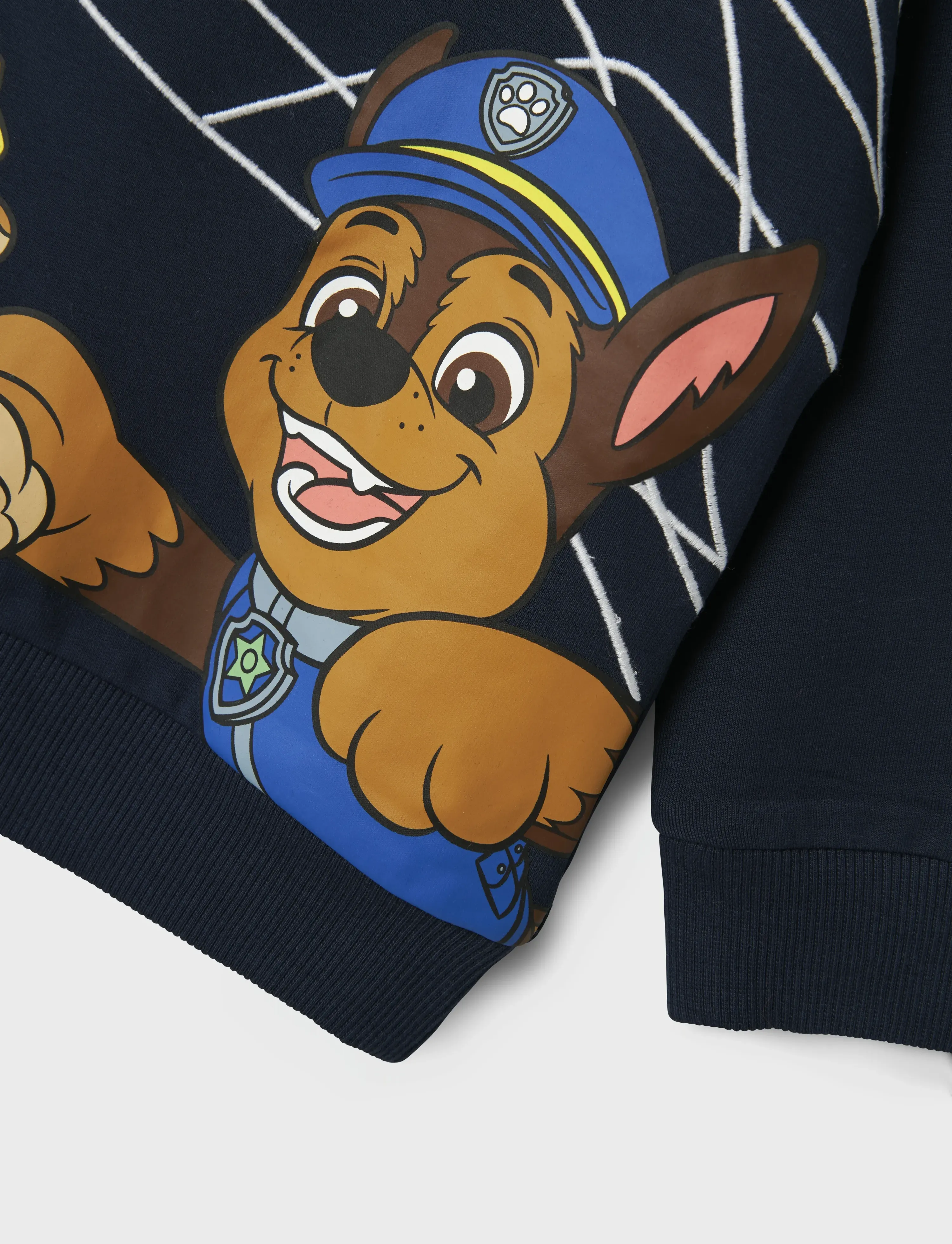 name it - NMMJAAKO PAW SWEAT UNB CPLG - bluzy - navy blazer - 2