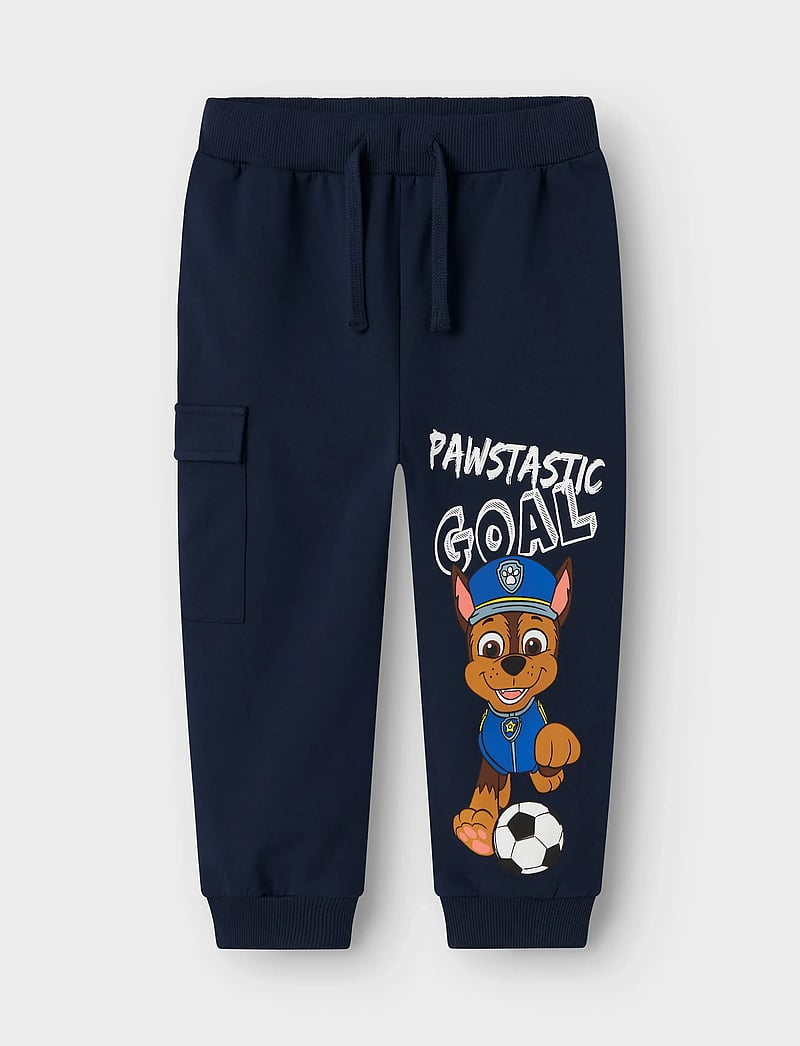 name it - NMMJAAKO PAW NREG SWE PANTS UNB CPLG - joggings - navy blazer - 0