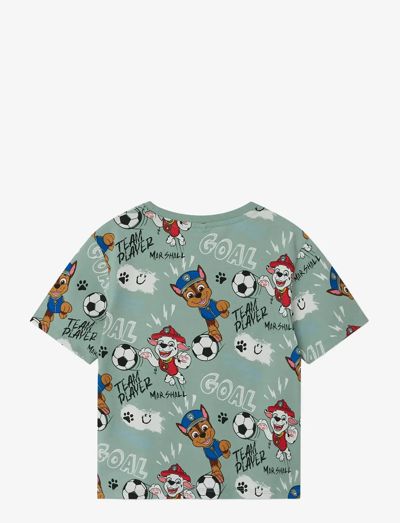 name it - NMMJUBI PAW NREG SS TOP CPLG - t-shirts à manches courtes - jadeite - 2
