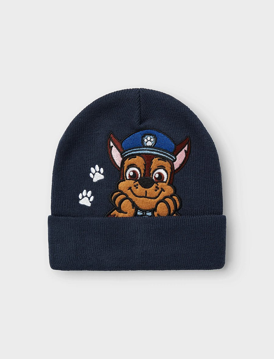 name it - NMMJAGUAR PAW KNITHAT CPLG - beanies - navy blazer - 0