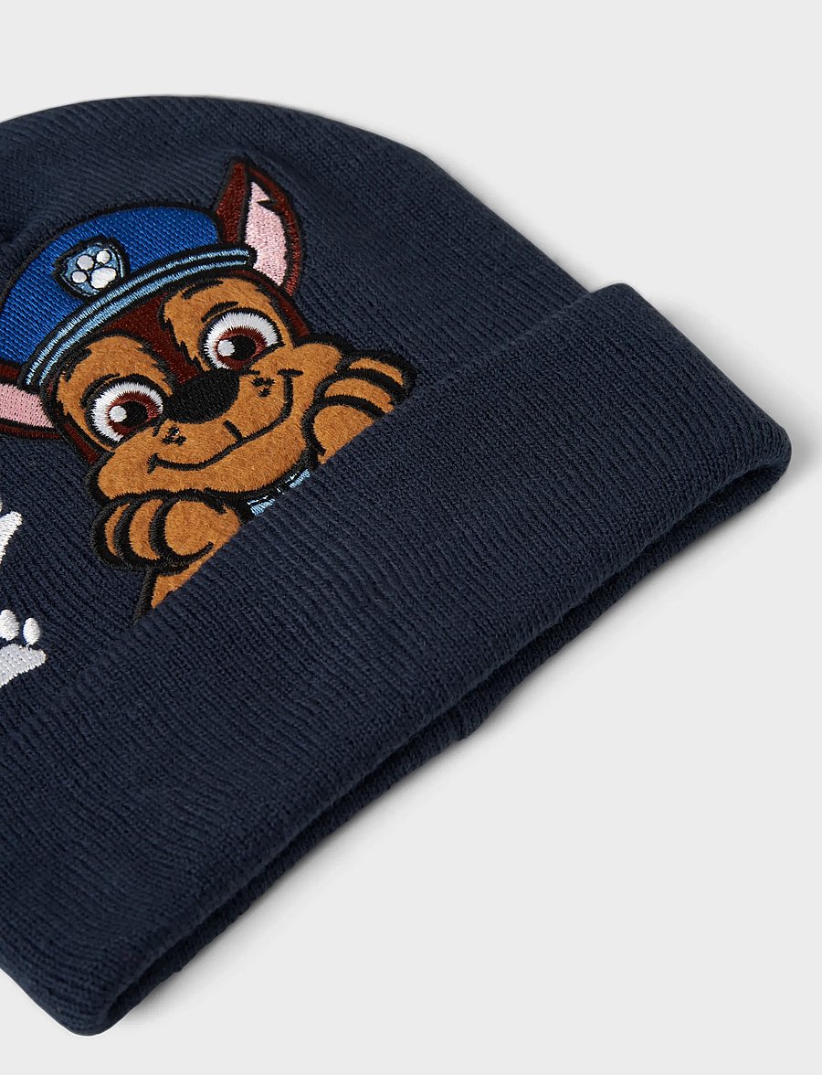 name it - NMMJAGUAR PAW KNITHAT CPLG - beanies - navy blazer - 1
