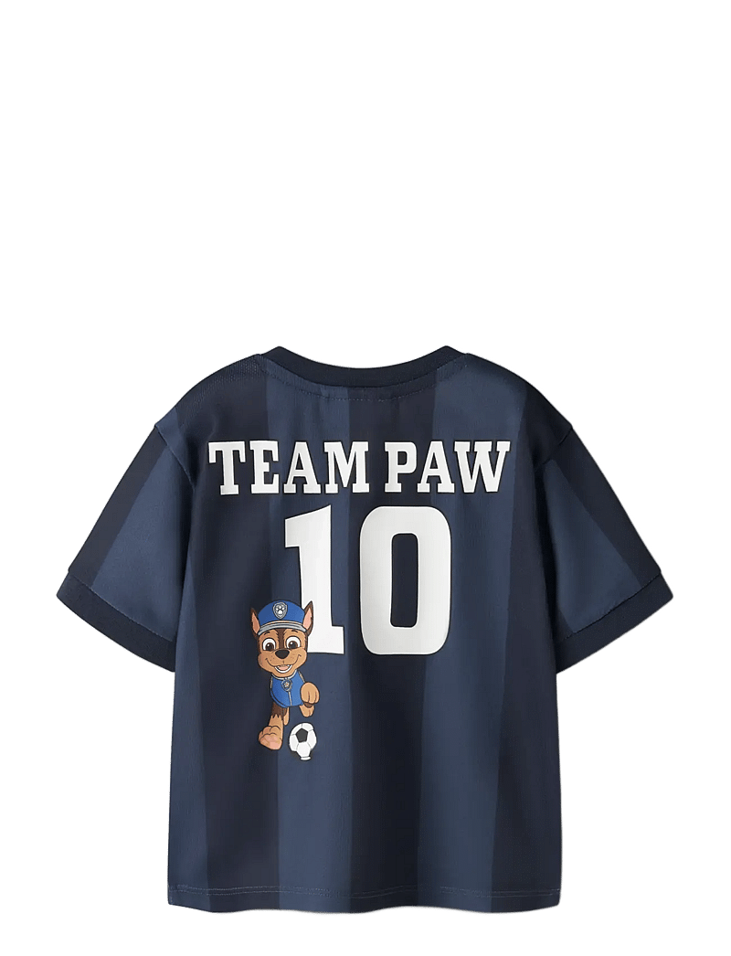 name it - NMMJAKARI PAW NREG POLY TOP CPLG - kortærmede t-shirts - vintage indigo - 1