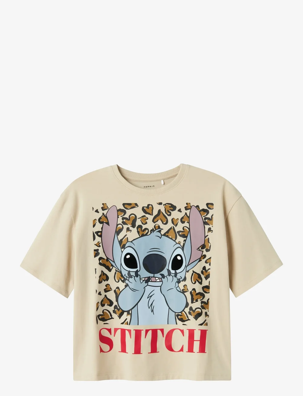 name it - NKFJIXI STITCH SS RLX TOP BOX NOOS WDI - short-sleeved t-shirts - peyote - 1