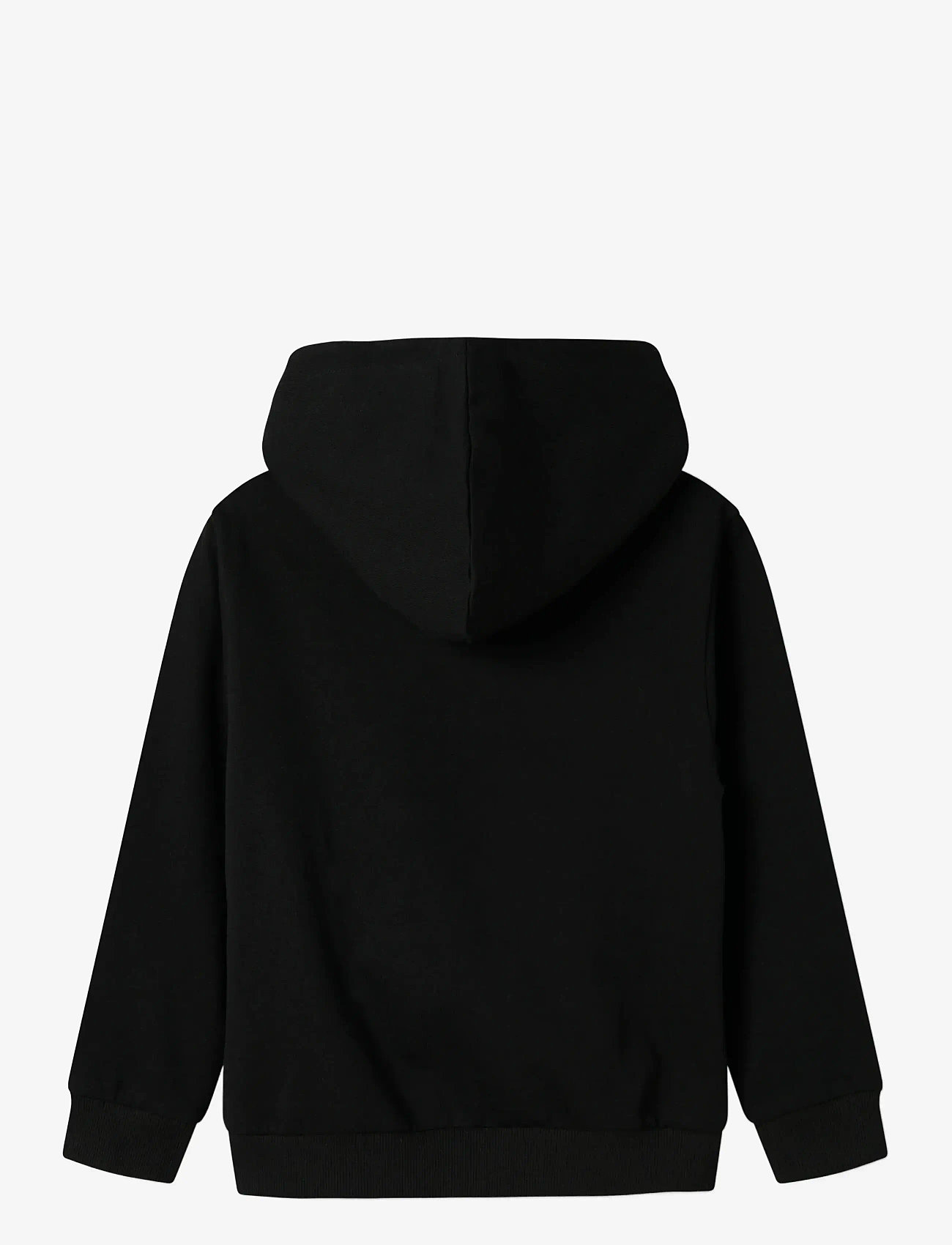 name it - NKFJIXIRI STITCH NREG SWEAT WH UNB WDI - kapuzenpullover - black - 2