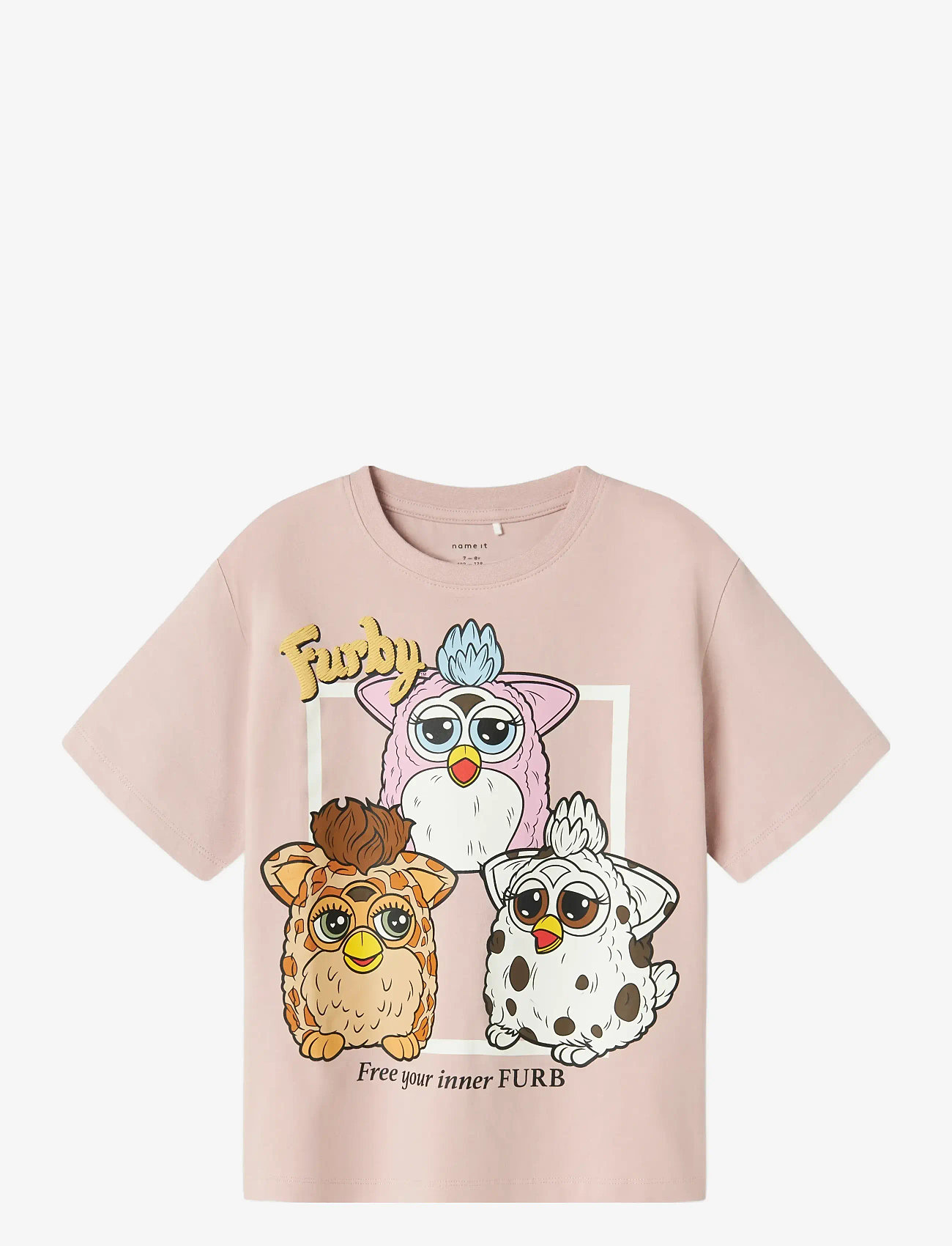 name it - NKFJIXANNA FURBY SS NREG TOP BOX BFU - burnished lilac - 1