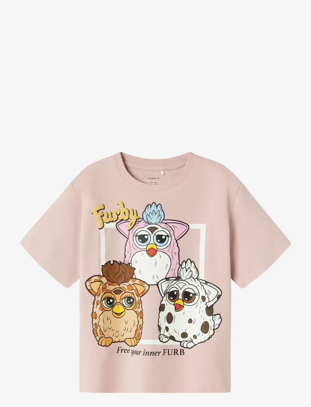 name it - NKFJIXANNA FURBY SS NREG TOP BOX BFU - kurzärmelige - burnished lilac - 0