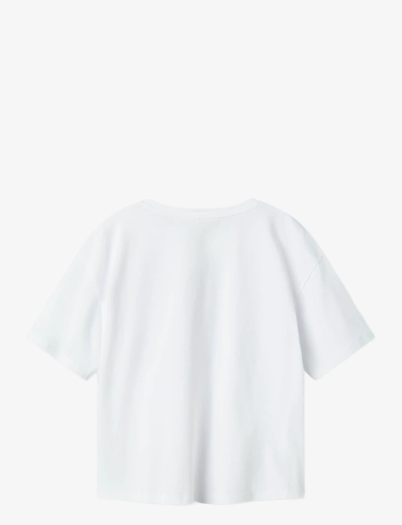 name it - NKFJIBBI MTV SS RLX TOP BOX CPLG - lühikeste varrukatega t-särgid - bright white - 2