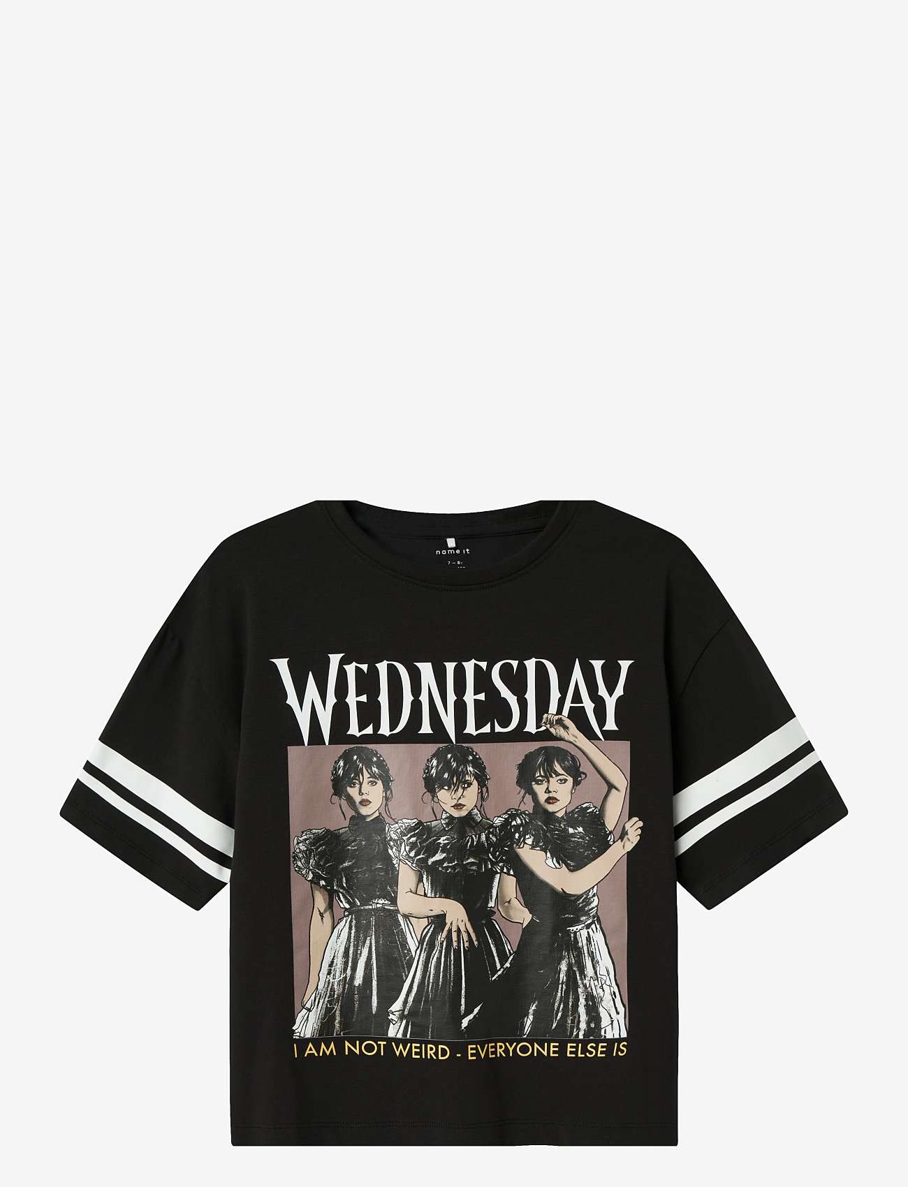 name it - NKFJIXINA WED SS RLX TOP BOX NOOS SKY - kurzärmelige - black - 1