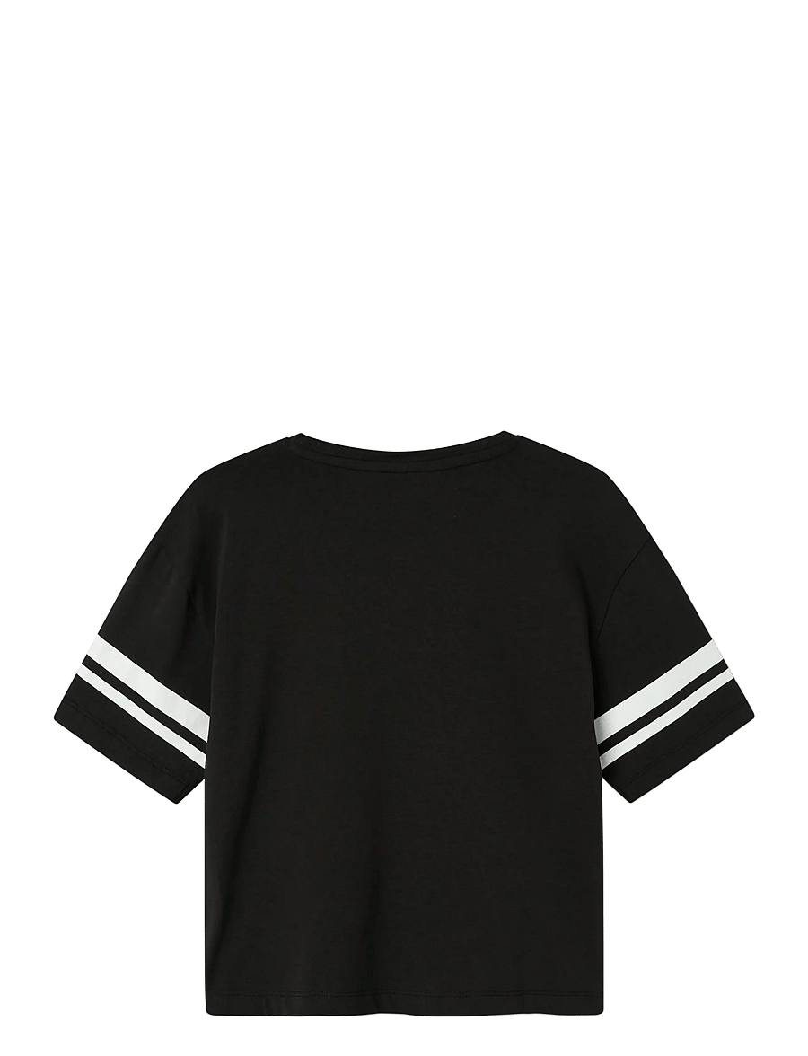 name it - NKFJIXINA WED SS RLX TOP BOX NOOS SKY - kortärmade t-shirts - black - 2