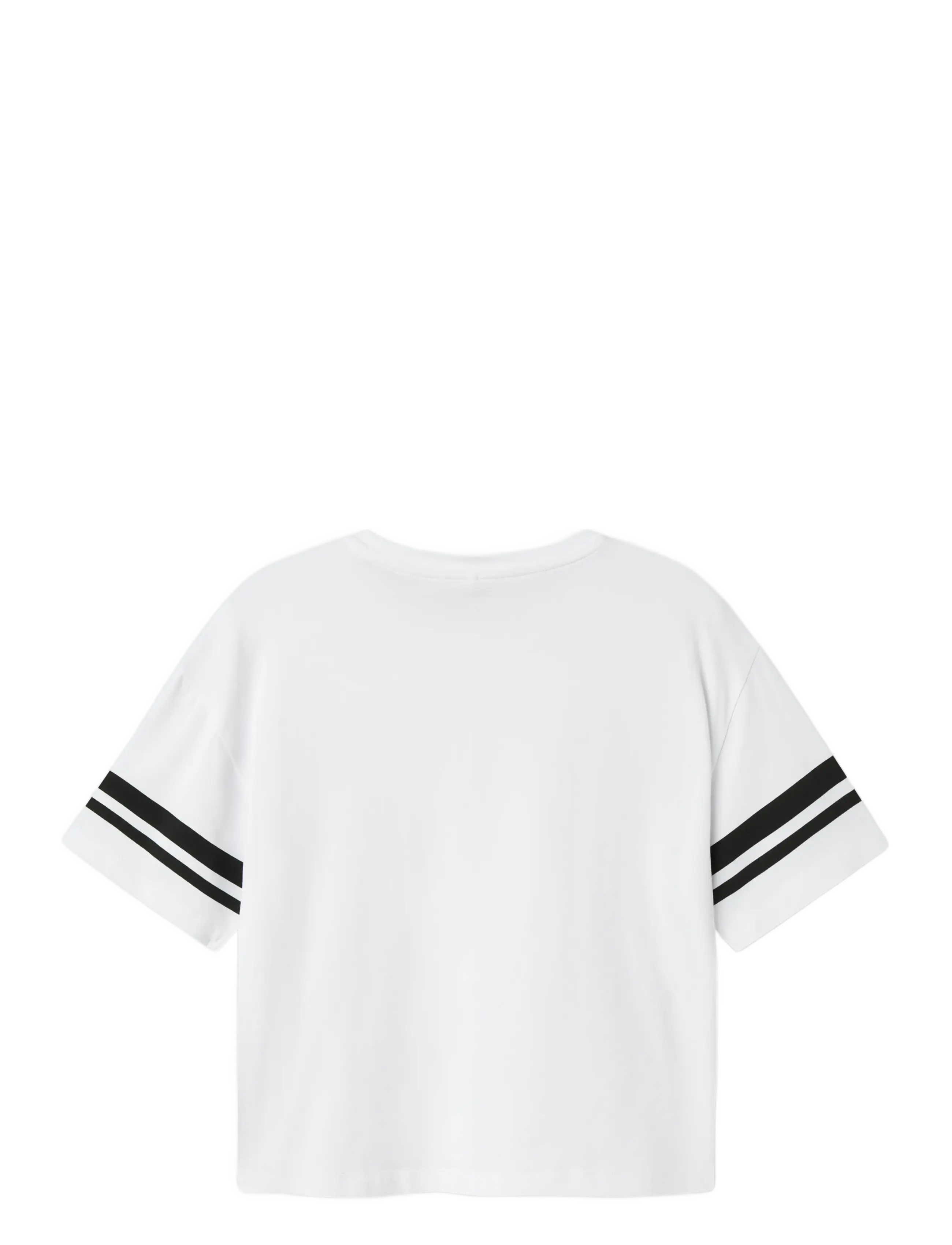 name it - NKFJIXINA WED SS RLX TOP BOX NOOS SKY - kortærmede t-shirts - bright white - 2