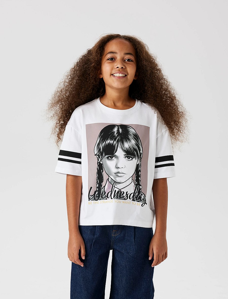 name it - NKFJIXINA WED SS RLX TOP BOX NOOS SKY - kortærmede t-shirts - bright white - 0