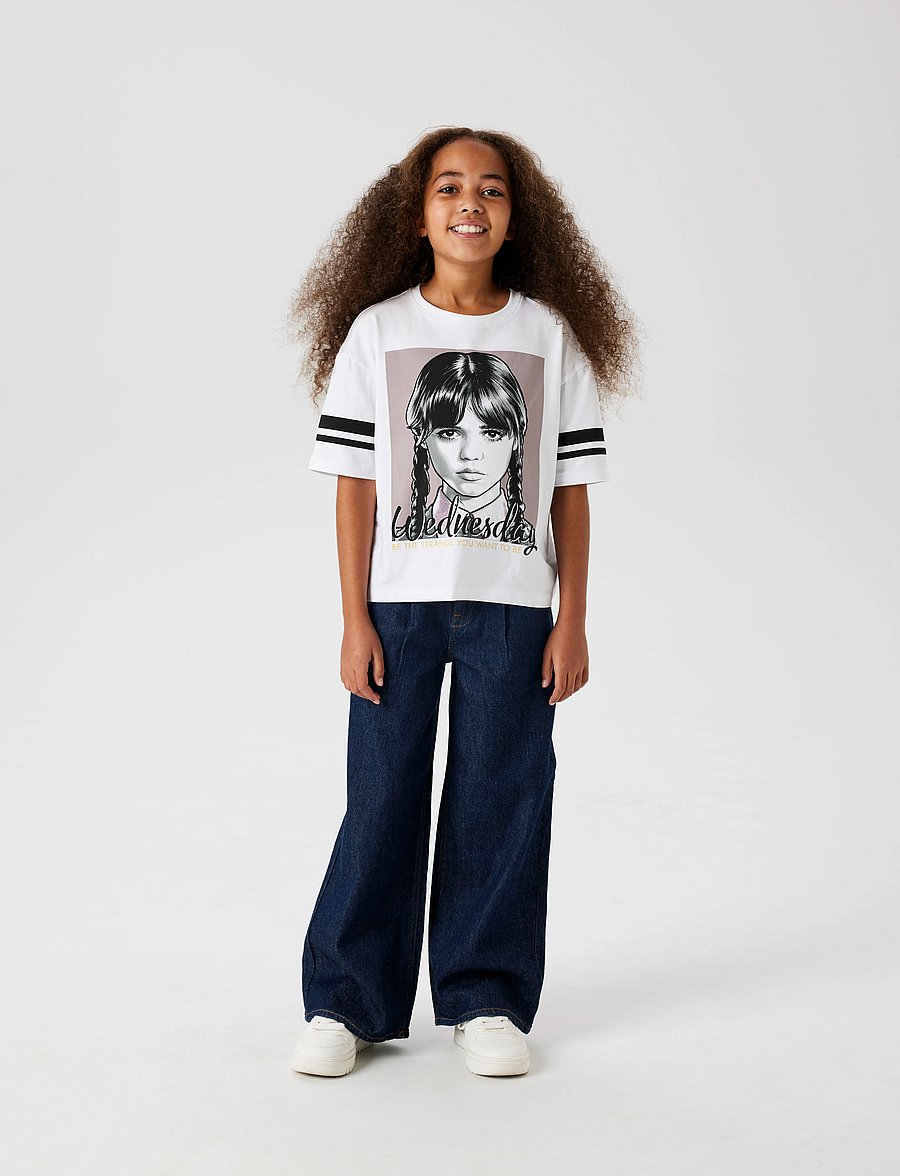 name it - NKFJIXINA WED SS RLX TOP BOX NOOS SKY - kortærmede t-shirts - bright white - 4