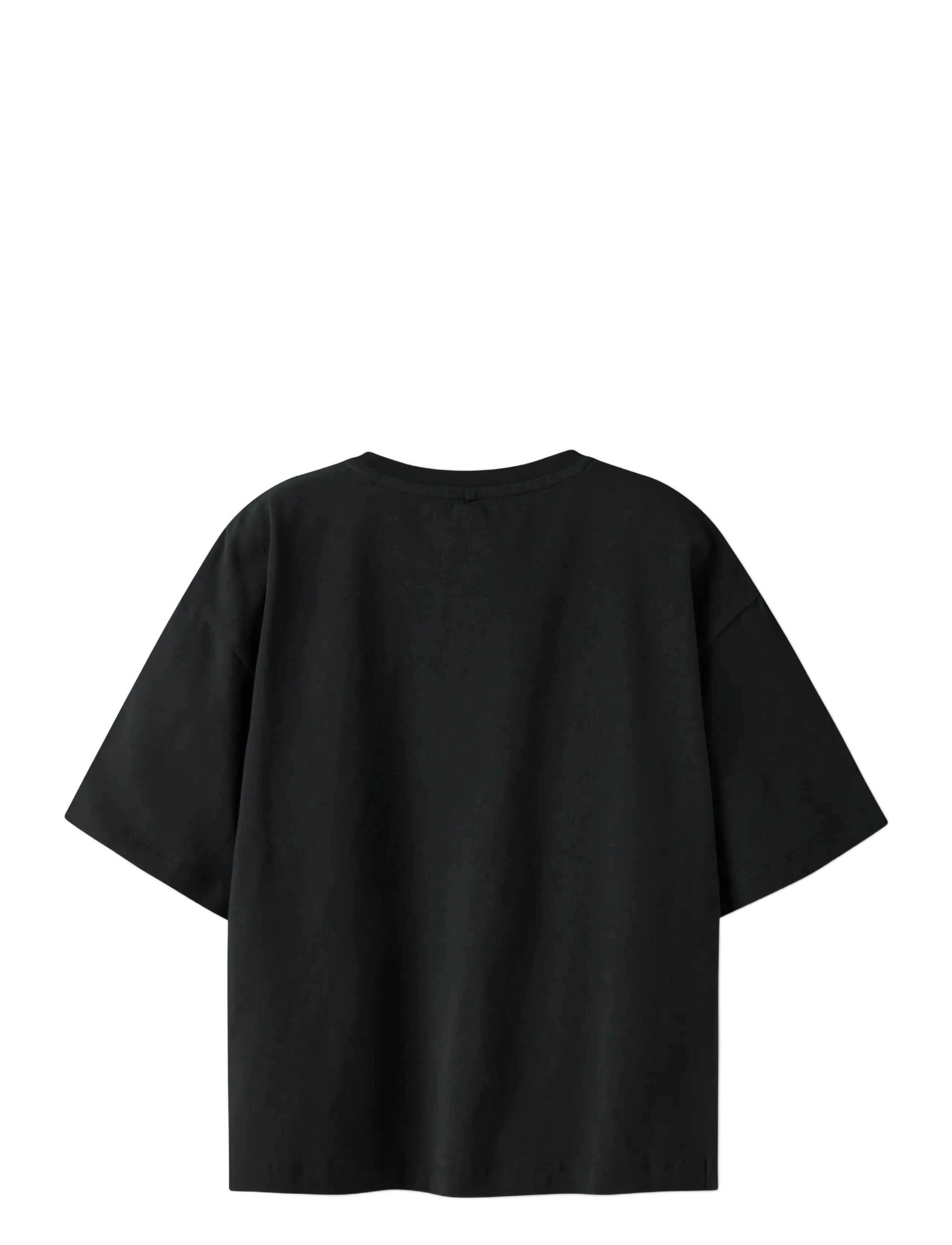 name it - NKFJIXERA SQUISH SS RLX TOP BOX BFU - kortærmede t-shirts - black - 3