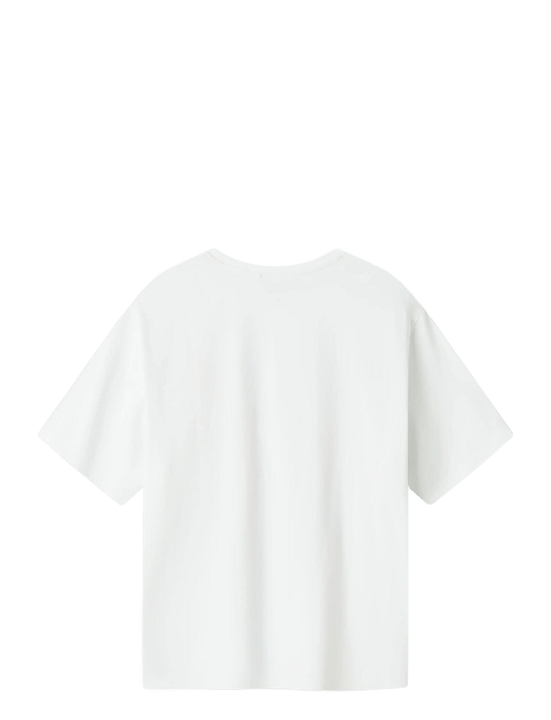 name it - NKMJAVALI FORTNITE NREG SS TOP BOX BFU - short-sleeved t-shirts - bright white - 1