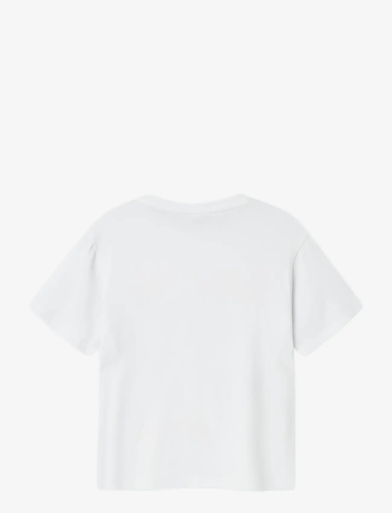 name it - NKMJERRY SONIC NREG SS TOP BOX SKY - short-sleeved t-shirts - bright white - 1