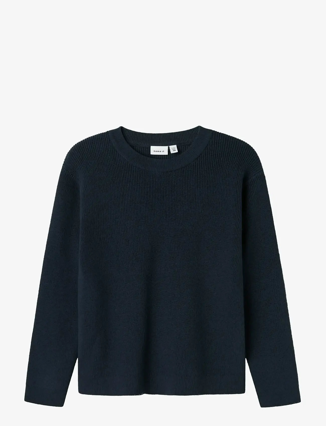 name it - NKMNESOLLE LS PULLOVER KNIT NOOS - peysur - dark sapphire - 1