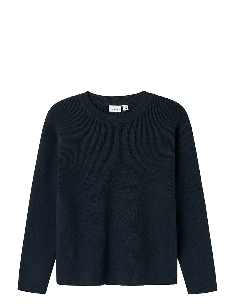 name it - NKMNESOLLE LS PULLOVER KNIT NOOS - peysur - dark sapphire - 1