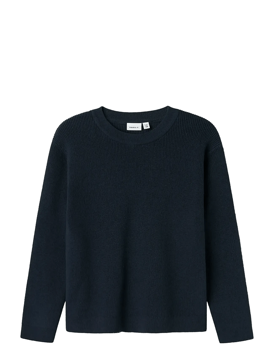 name it - NKMNESOLLE LS PULLOVER KNIT NOOS - džemprid - dark sapphire - 1