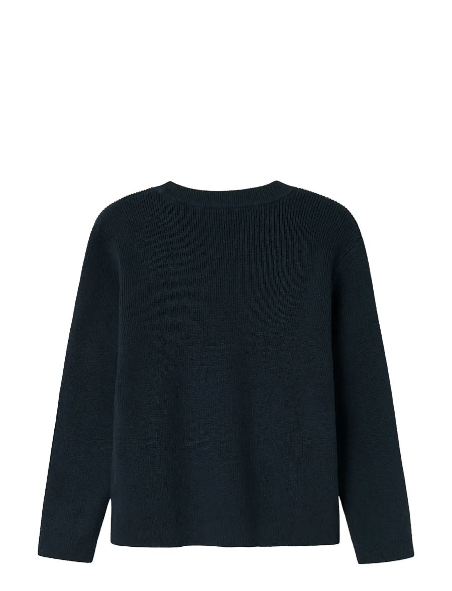 name it - NKMNESOLLE LS PULLOVER KNIT NOOS - džemprid - dark sapphire - 2