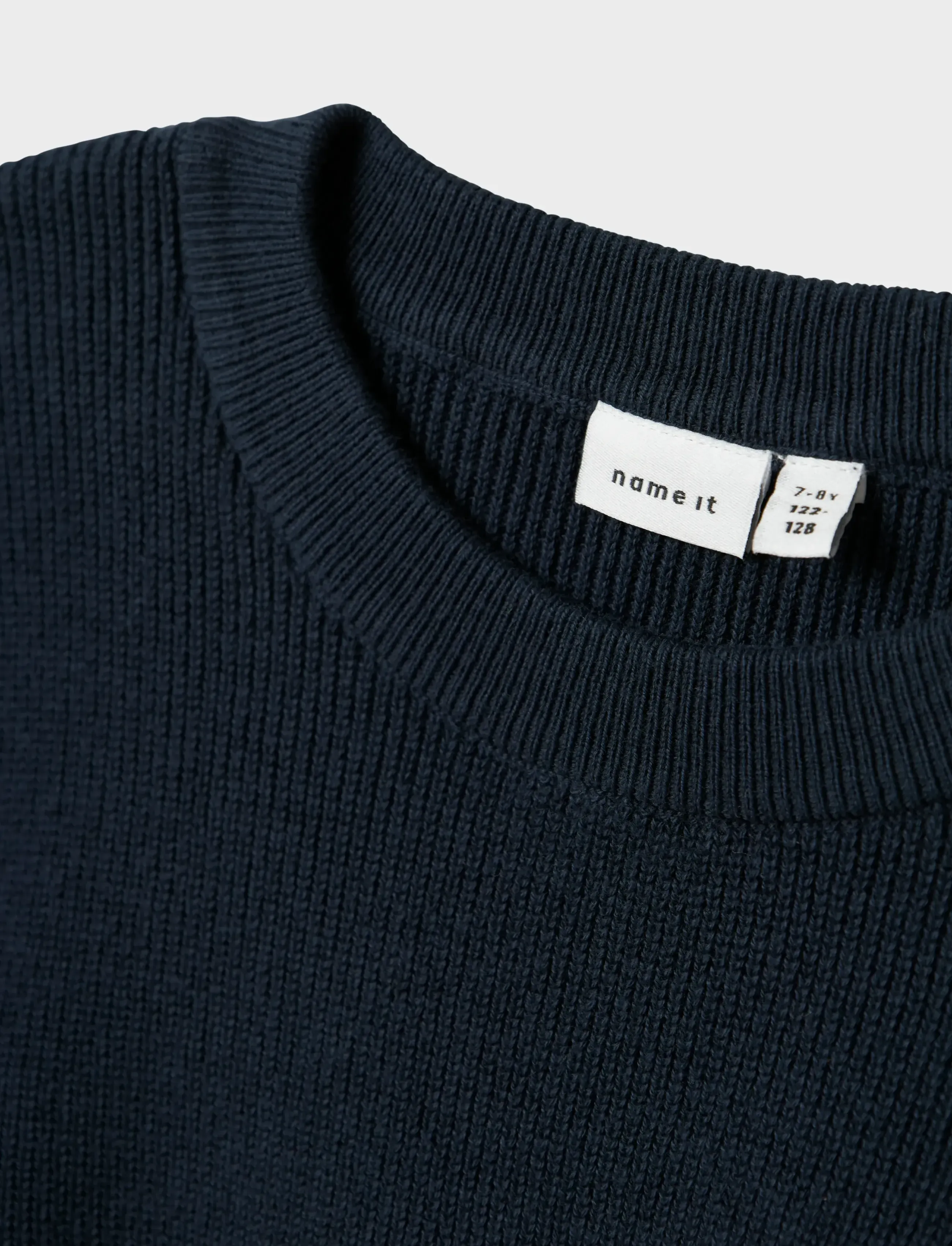 name it - NKMNESOLLE LS PULLOVER KNIT NOOS - jumpers - dark sapphire - 4
