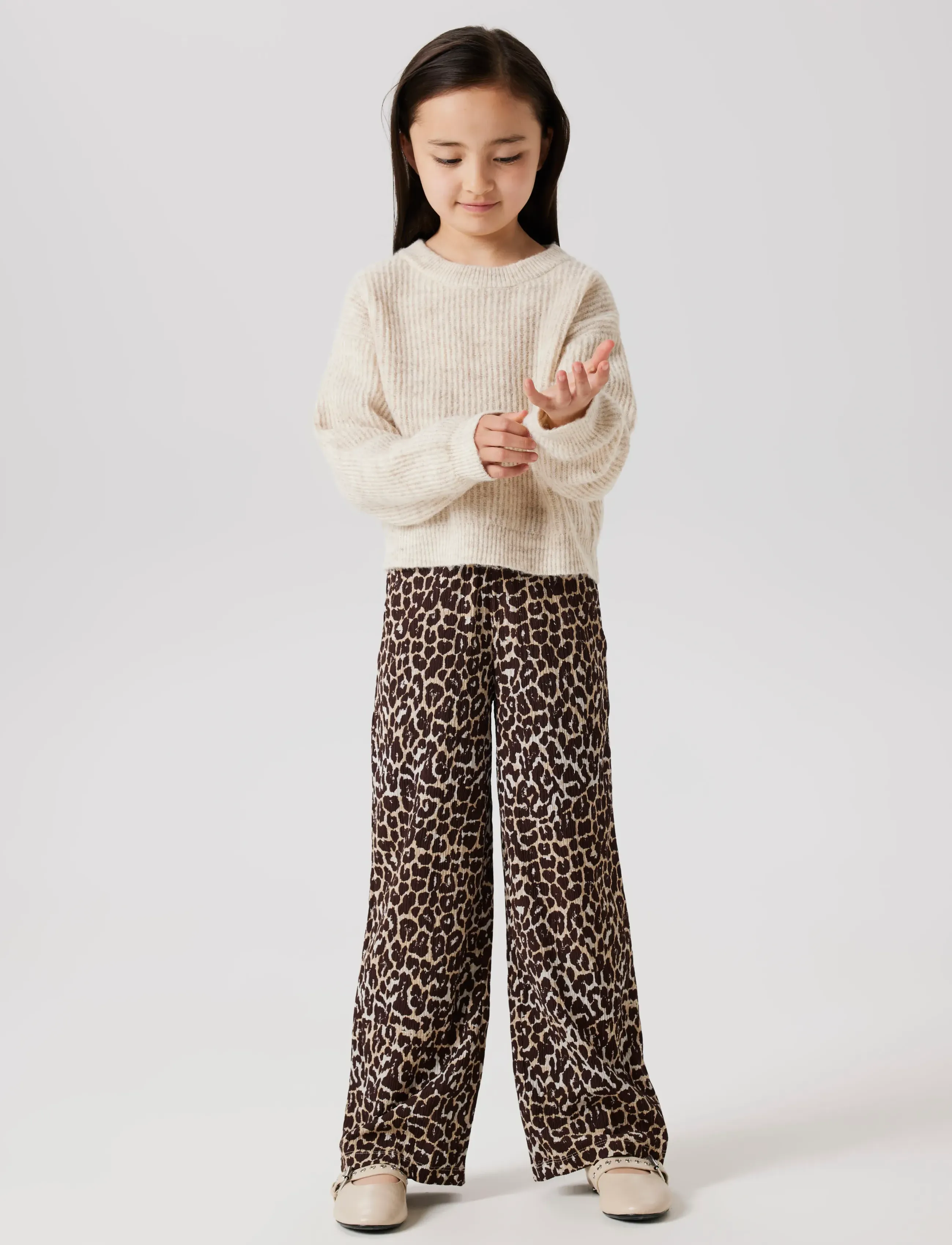 name it - NKFHOLLY LS BOXY SHORT KNIT NOOS - stickade tröjor - pure cashmere - 3