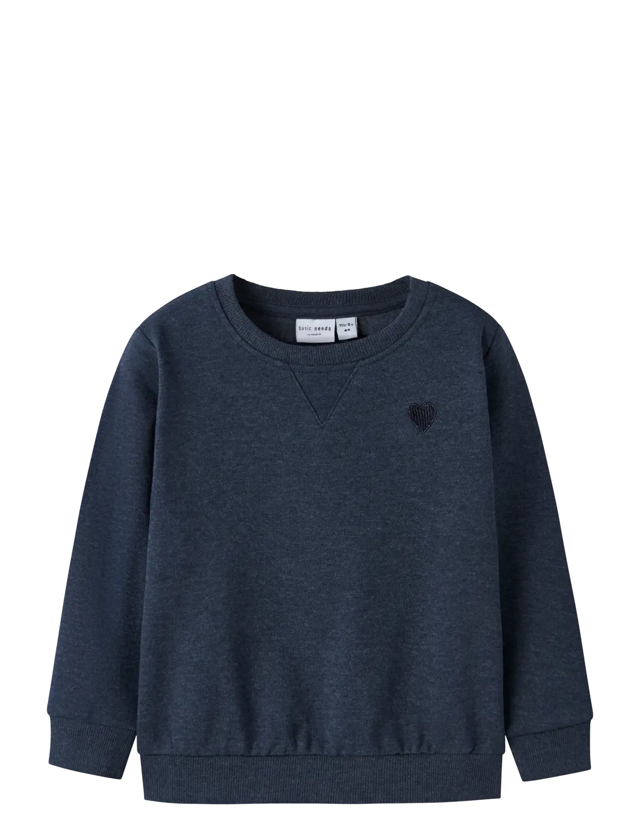 NMFVIMA LS SWEAT BRU NOOS - DARK SAPPHIRE