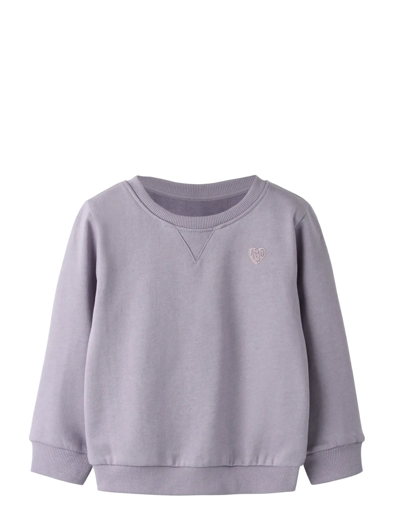 NMFVIMA LS SWEAT BRU NOOS - LAVENDER GRAY