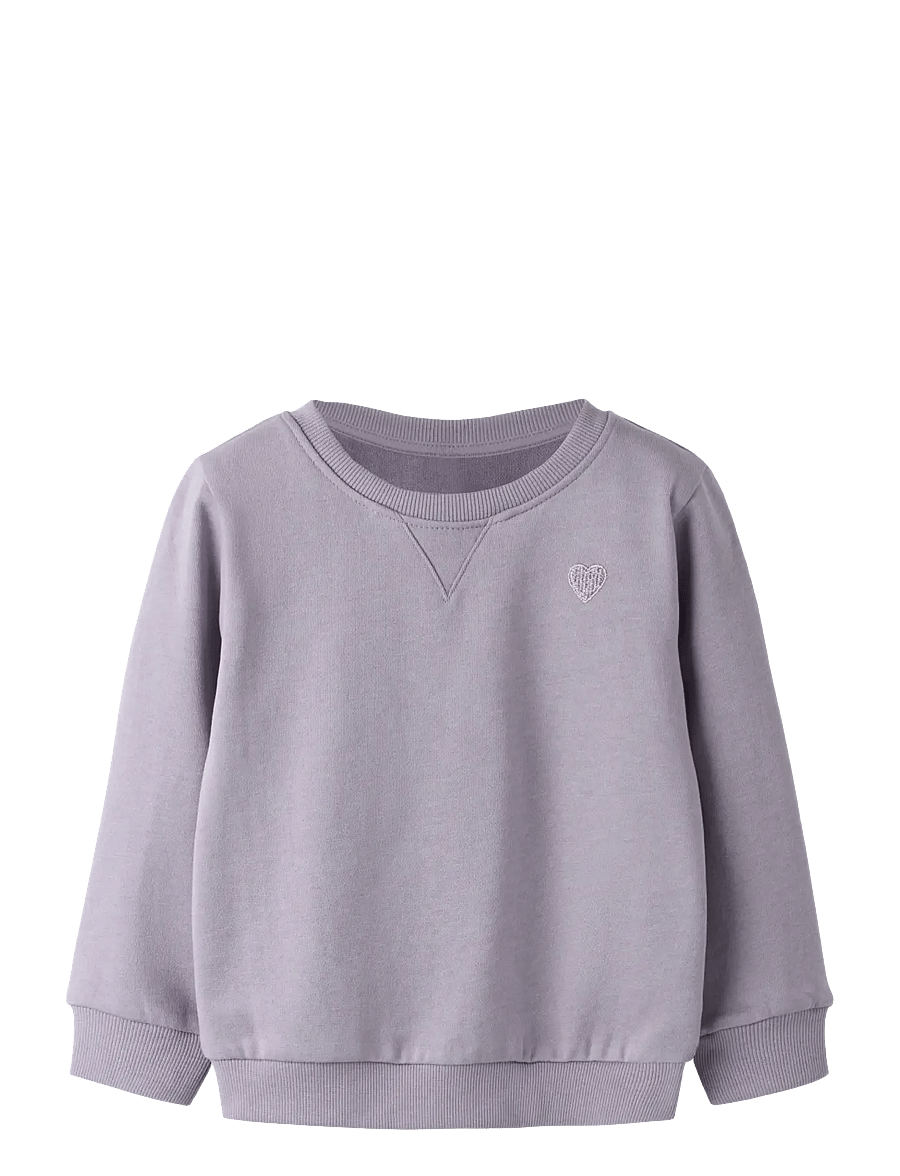 name it - NMFVIMA LS SWEAT BRU NOOS - sweatshirts - lavender gray - 1