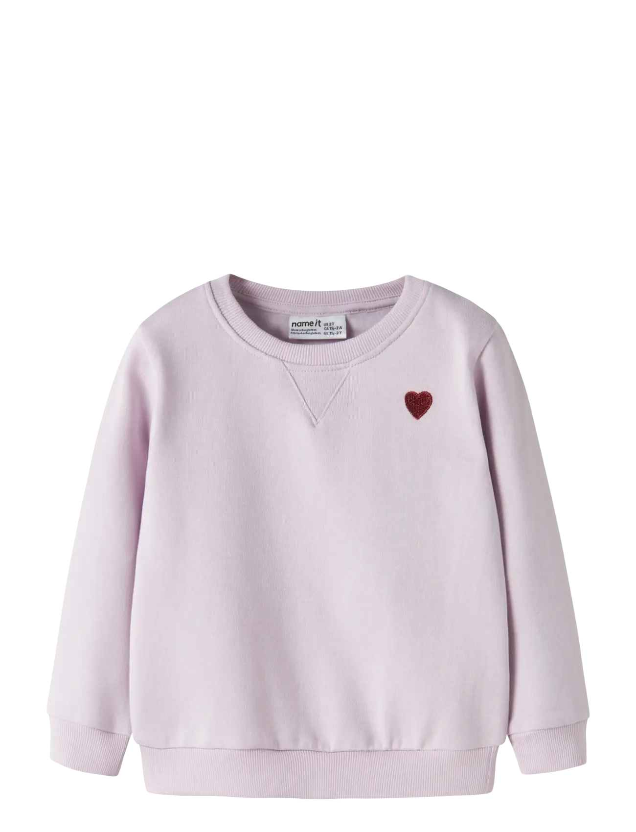 name it NMFVIMA LS SWEAT BRU NOOS - Vaatteet - WINSOME ORCHID / pink/rose