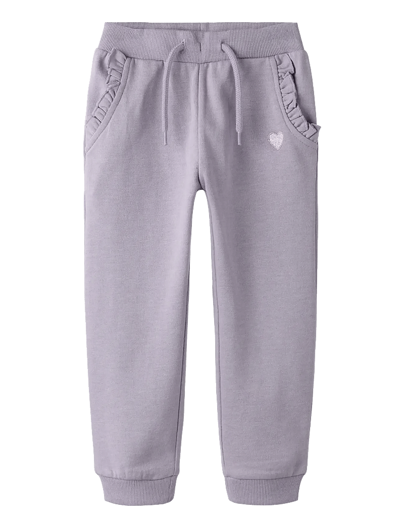 name it - NMFVIMA SWE PANT BRU NOOS - sweatpants - lavender gray - 1