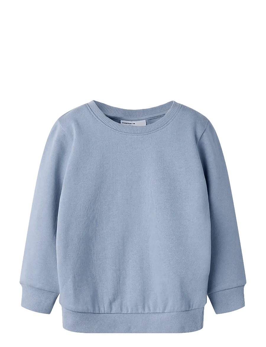 name it - NMNSELI LS SWE BRU NOOS - sweatshirts - dusty blue - 1