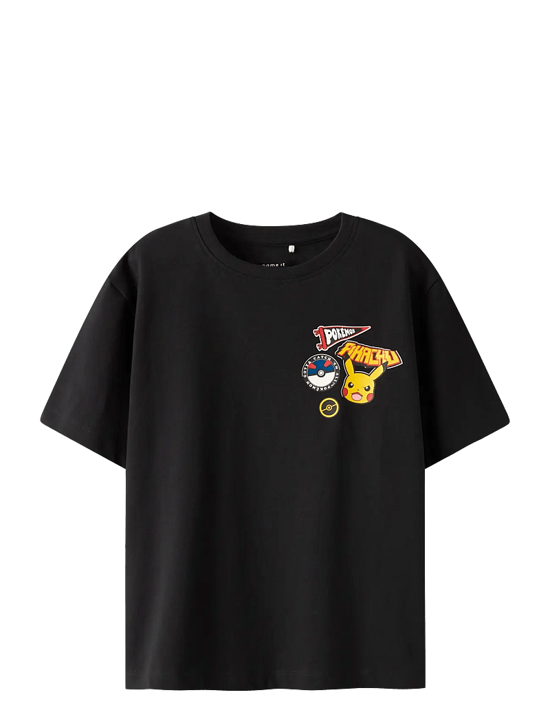name it - NKMJENO POKEMON NREG SS TOP BOX NOOS SKY - kurzärmelige - black - 0