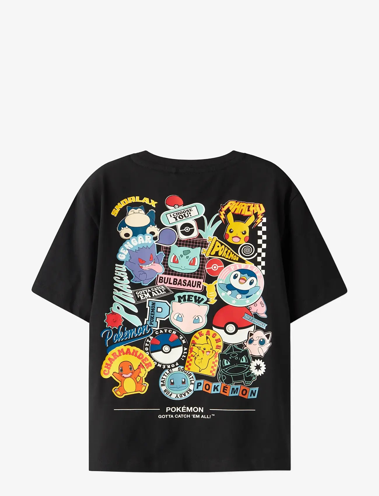 name it - NKMJENO POKEMON NREG SS TOP BOX NOOS SKY - kurzärmelige - black - 1
