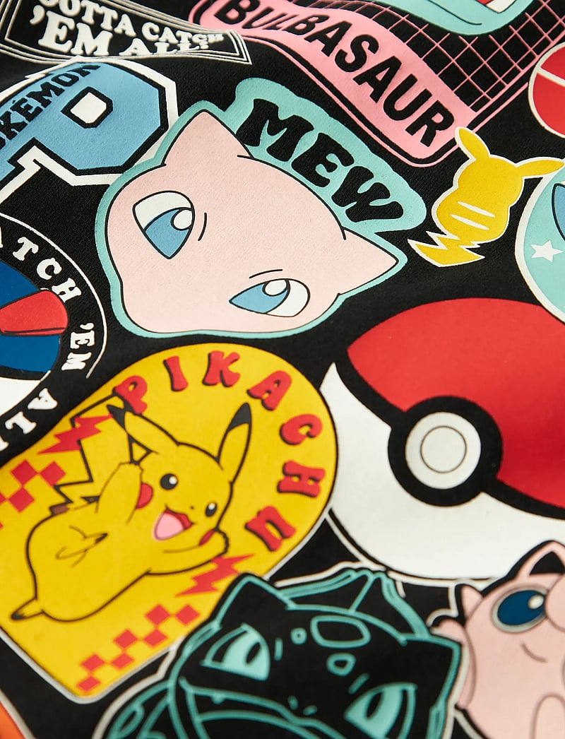 name it - NKMJENO POKEMON NREG SS TOP BOX NOOS SKY - kurzärmelige - black - 2