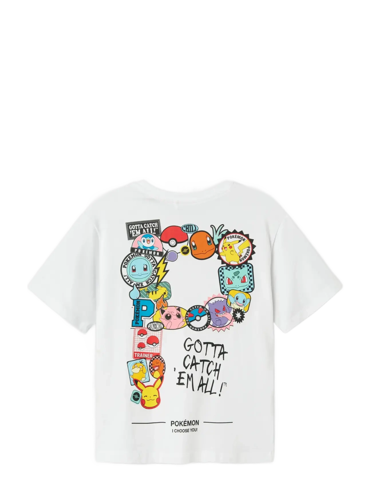 name it - NKMJENO POKEMON NREG SS TOP BOX NOOS SKY - kortærmede t-shirts - bright white - 2