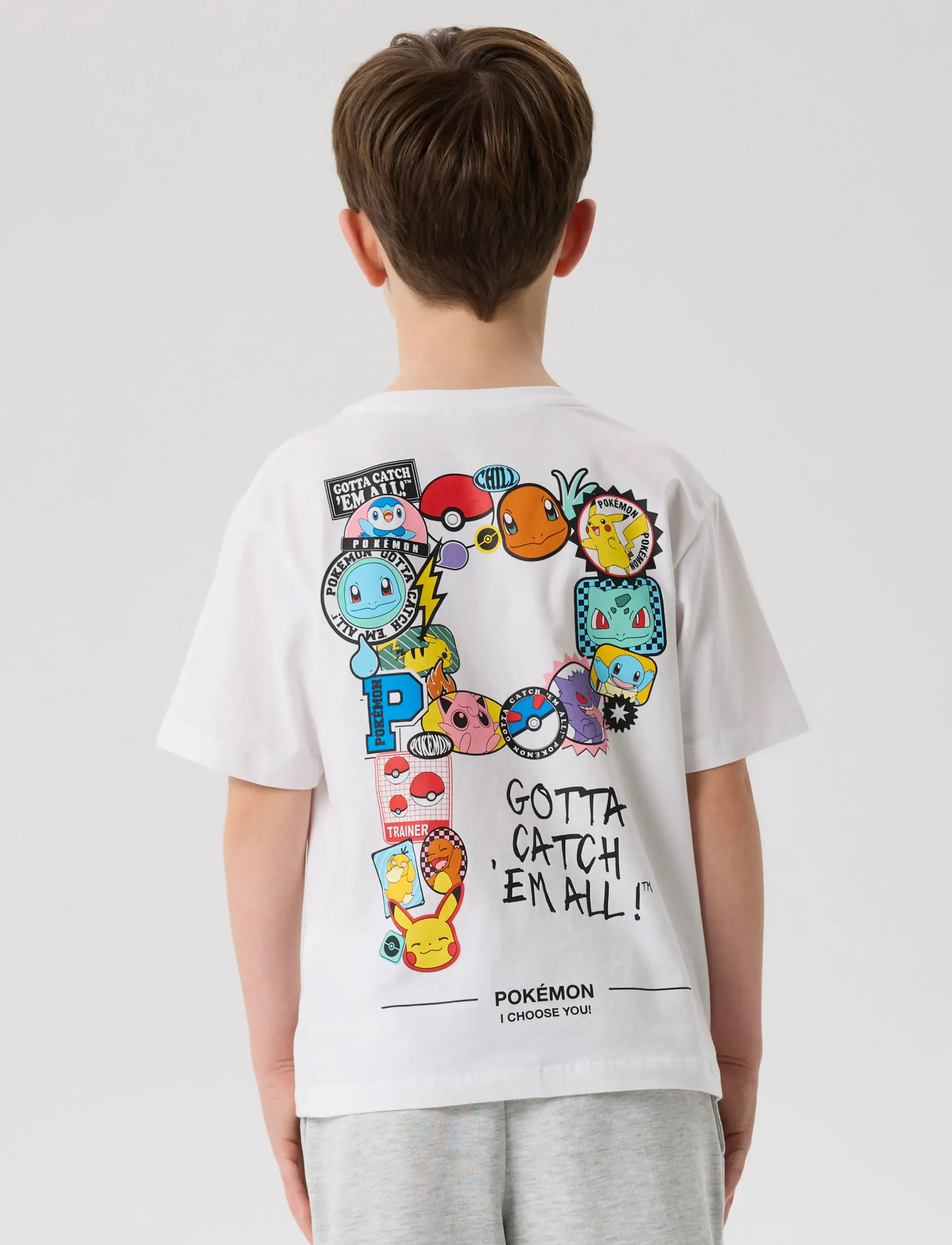 name it - NKMJENO POKEMON NREG SS TOP BOX NOOS SKY - kortærmede t-shirts - bright white - 4