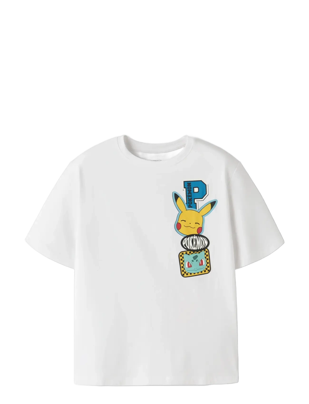 name it - NKMJENO POKEMON NREG SS TOP BOX NOOS SKY - kortærmede t-shirts - bright white - 3