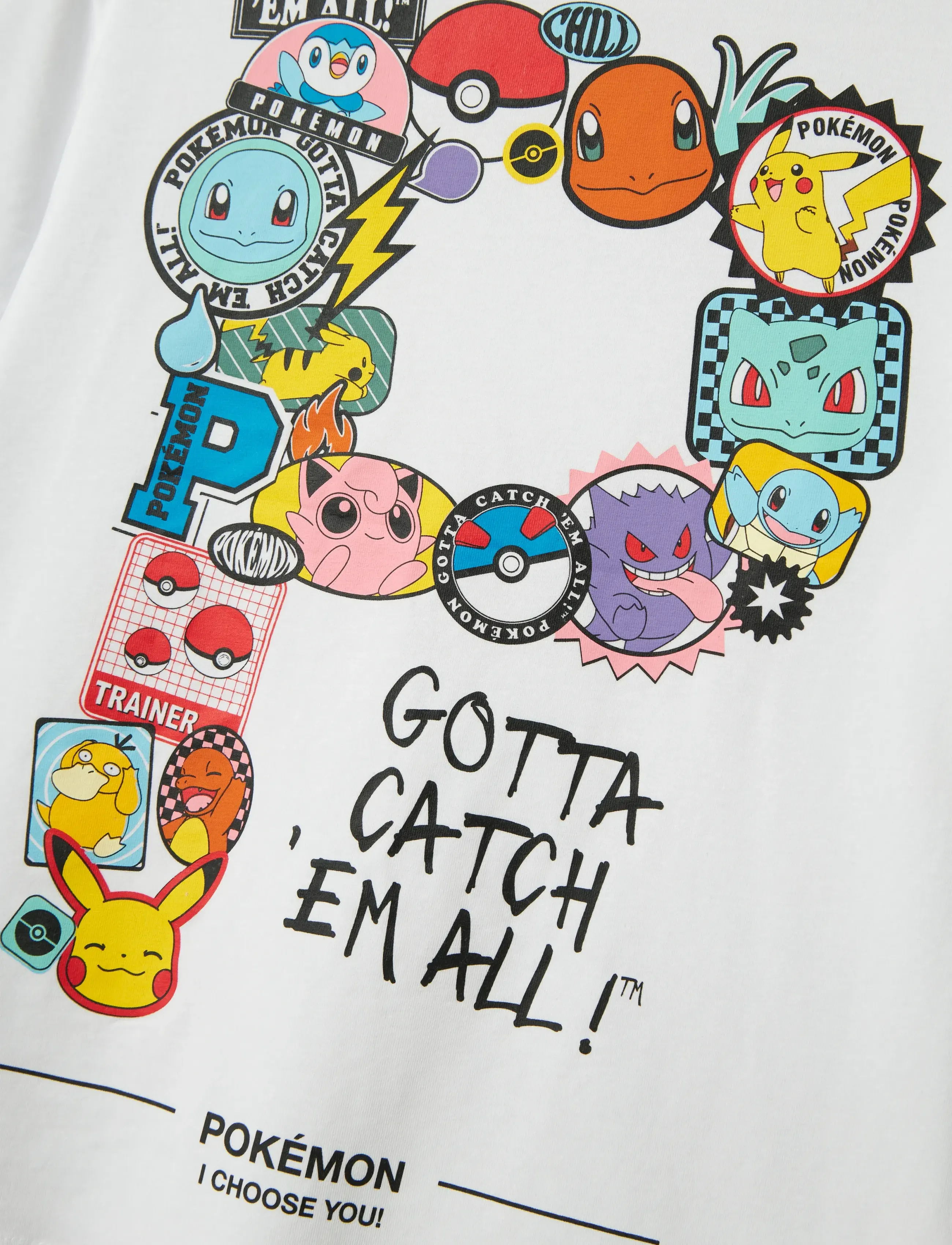 name it - NKMJENO POKEMON NREG SS TOP BOX NOOS SKY - kortærmede t-shirts - bright white - 5