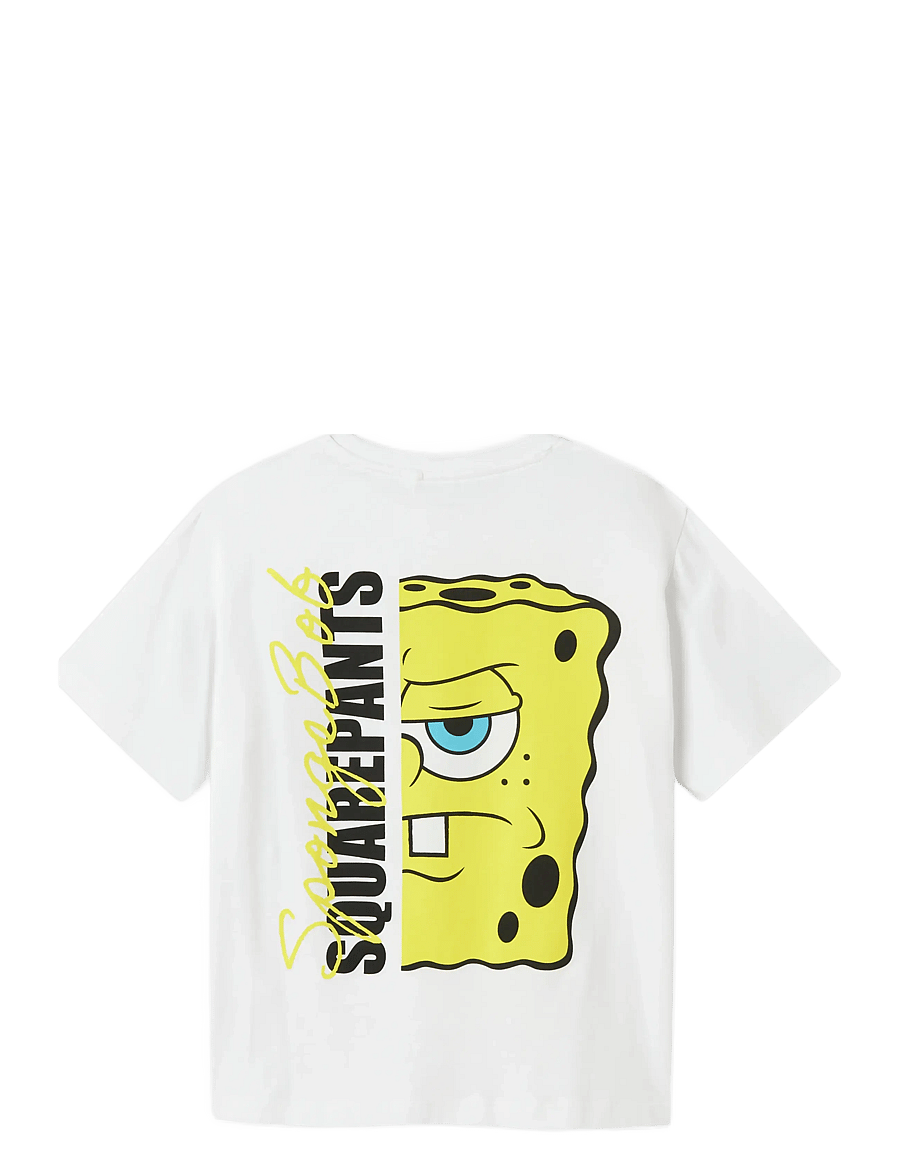 name it - NKMJARL SPONGE NREG SS TOP BOX CPLG - kortärmade t-shirts - bright white - 2