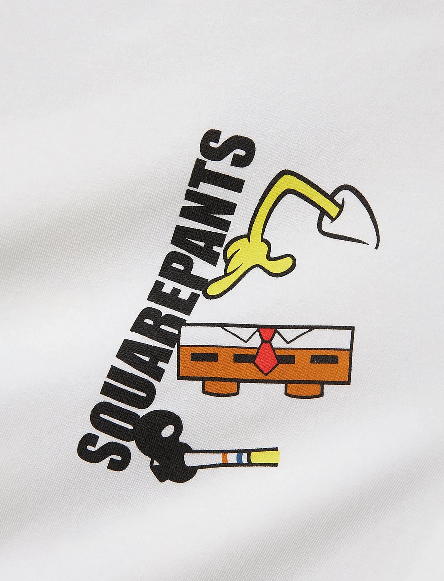 name it - NKMJARL SPONGE NREG SS TOP BOX CPLG - kortärmade t-shirts - bright white - 3