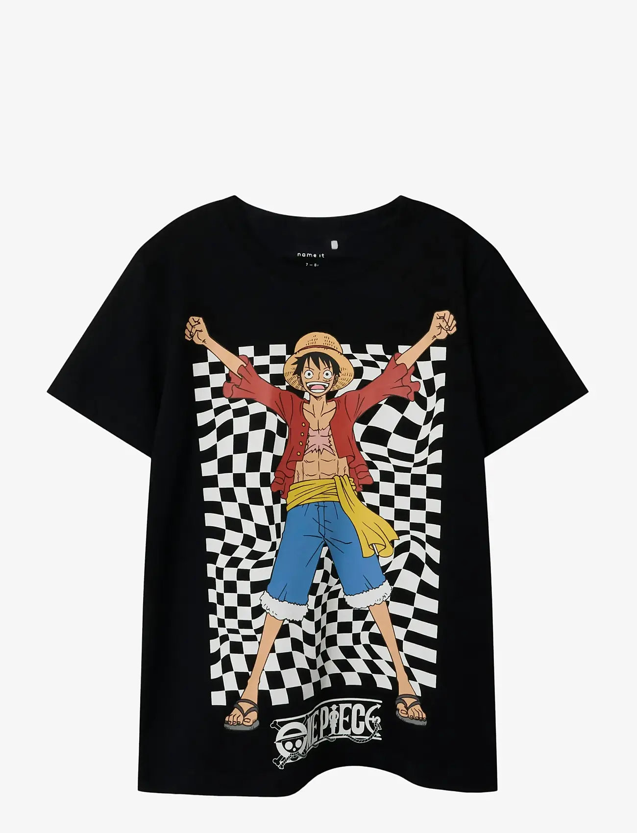 name it - NKMJOB ONEPIECE NREG SS TOP NOOS VDE - lyhythihaiset t-paidat - black - 0