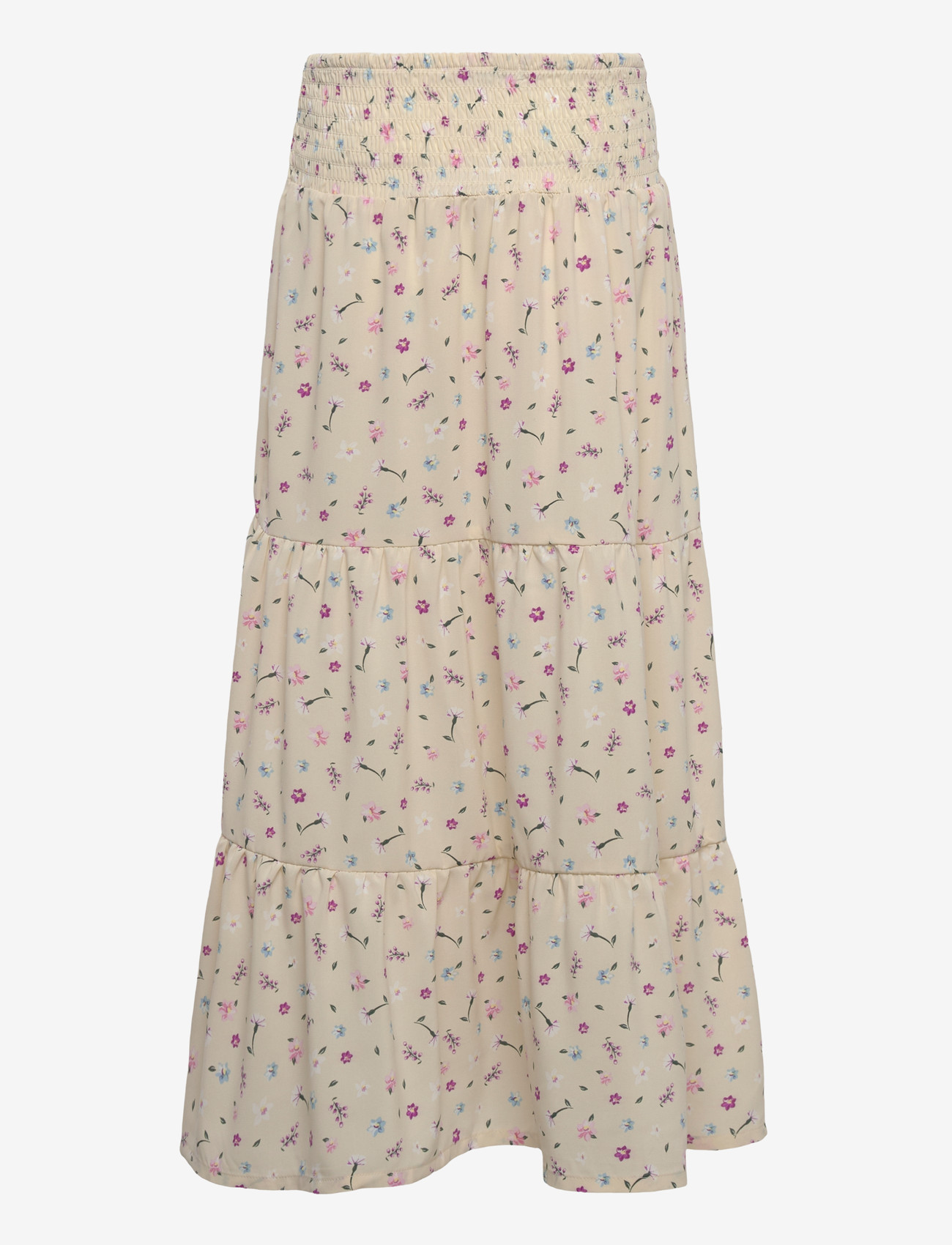name it - NKFVINAYA LONG WIDE SKIRT - maxi skirt - almond milk - 1