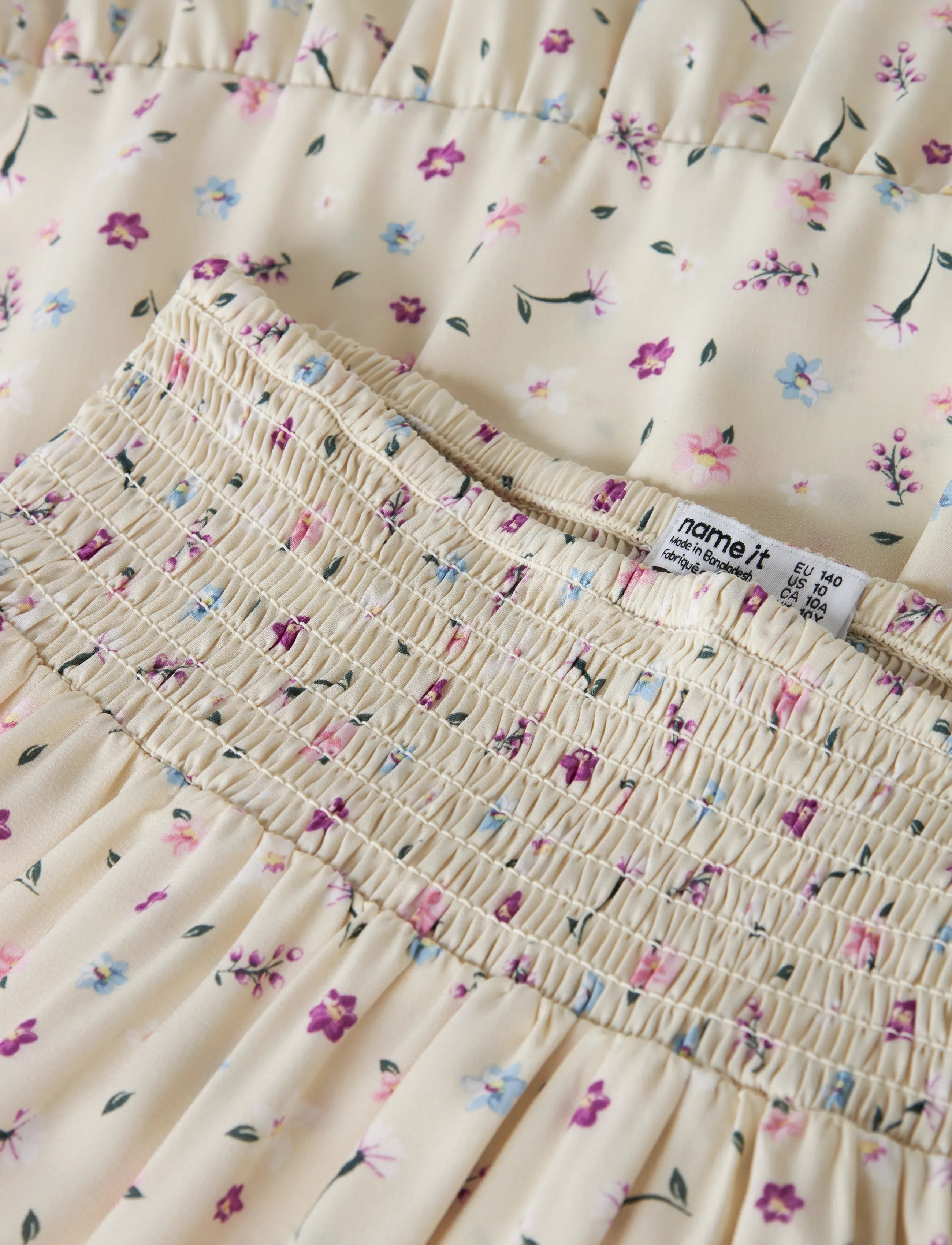 name it - NKFVINAYA LONG WIDE SKIRT - maxi skirt - almond milk - 3