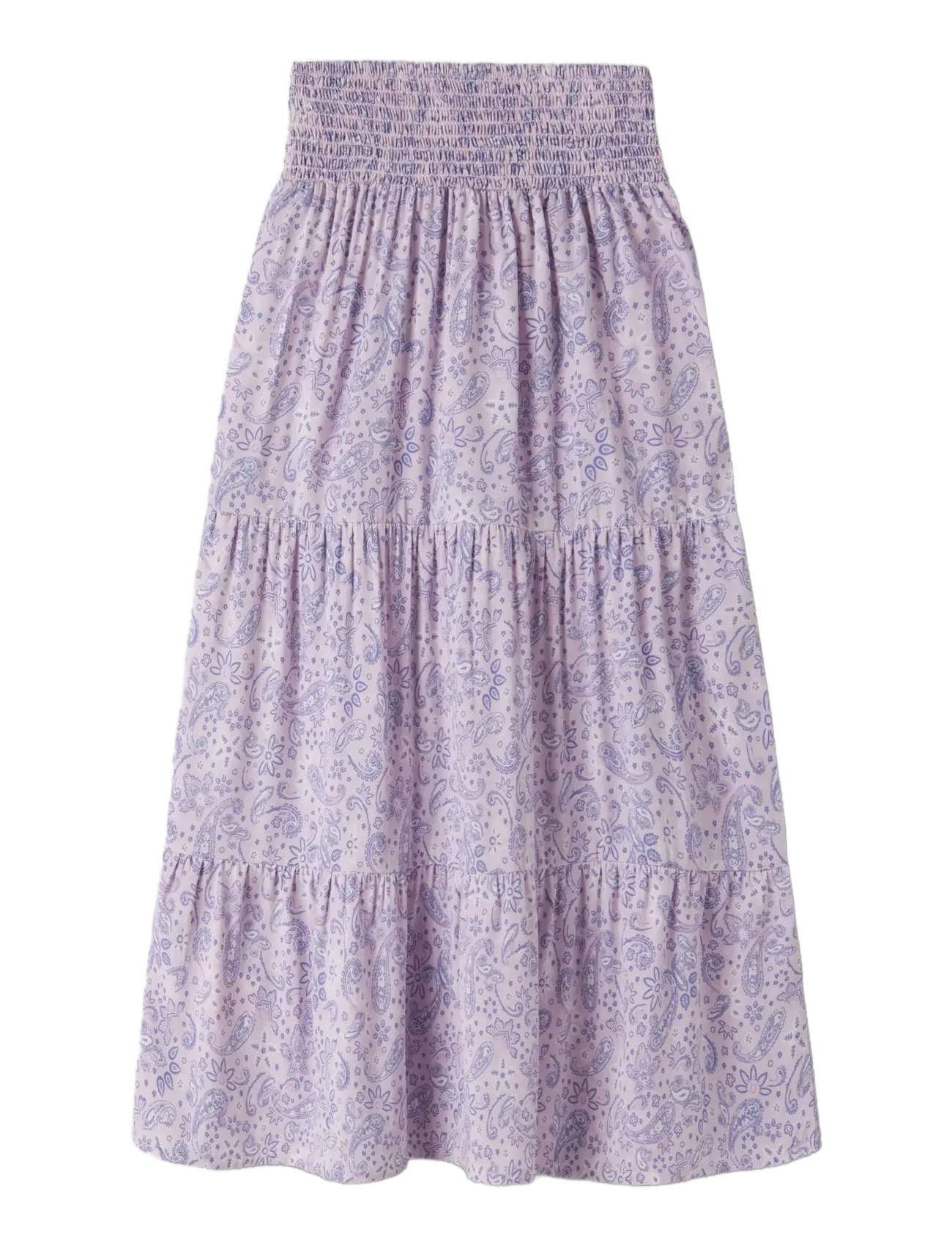 name it - NKFVINAYA LONG WIDE SKIRT - maxi skirts - lavender fog - 1
