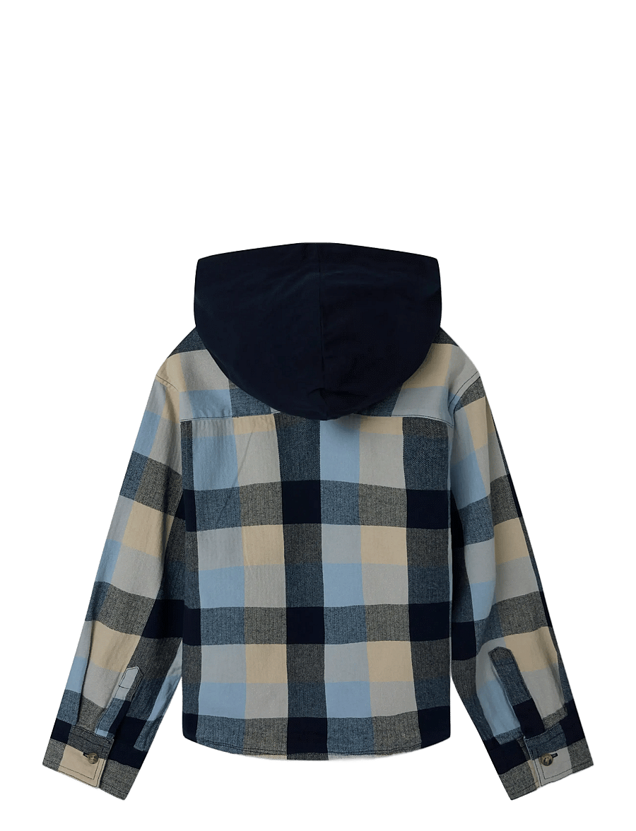 name it - NKMLARRY LS OVERSHIRT WH - paitatakit - navy blazer - 1