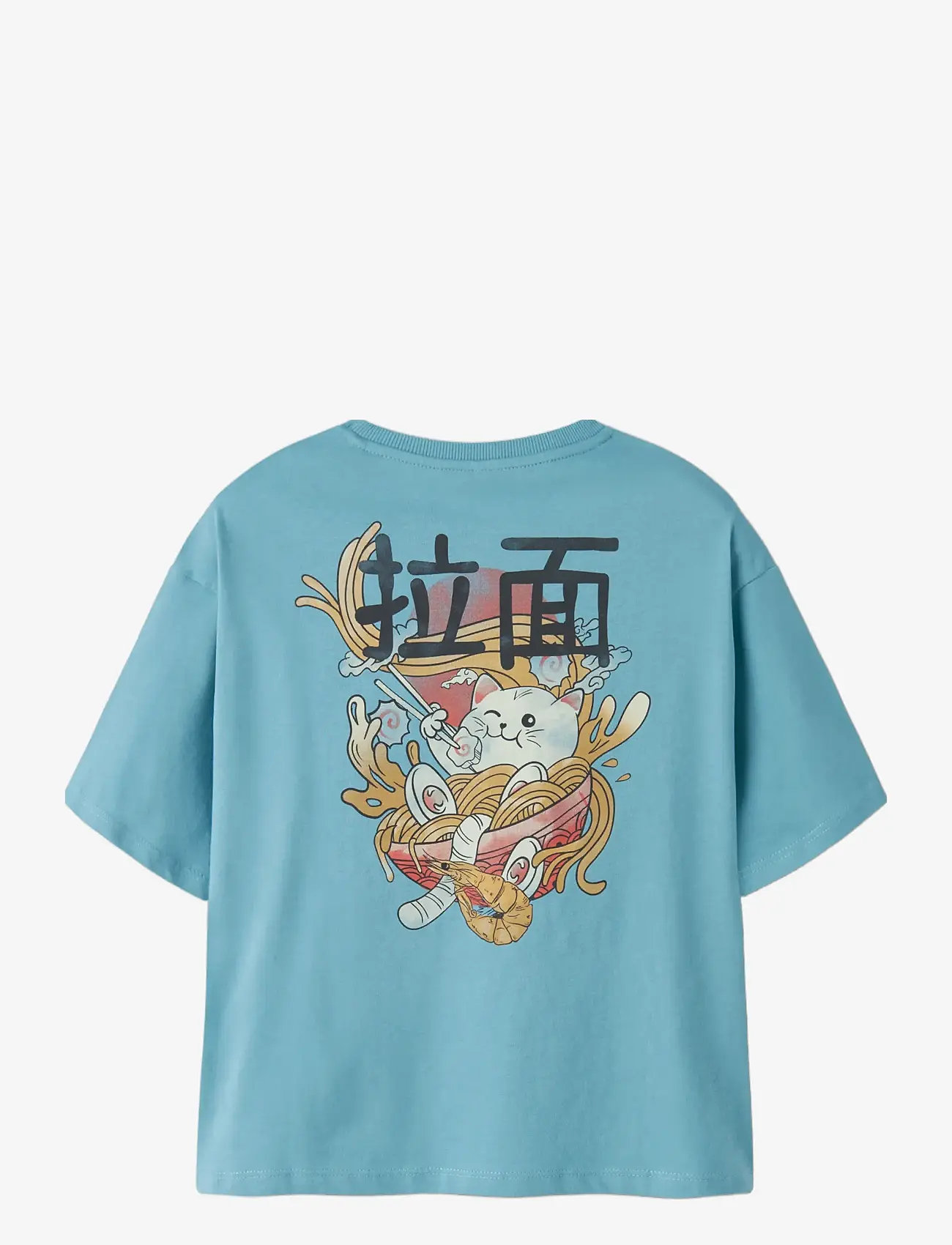 name it - NKMKANE SS RLX TOP PS NOOS - kortærmede t-shirts - milky blue - 1