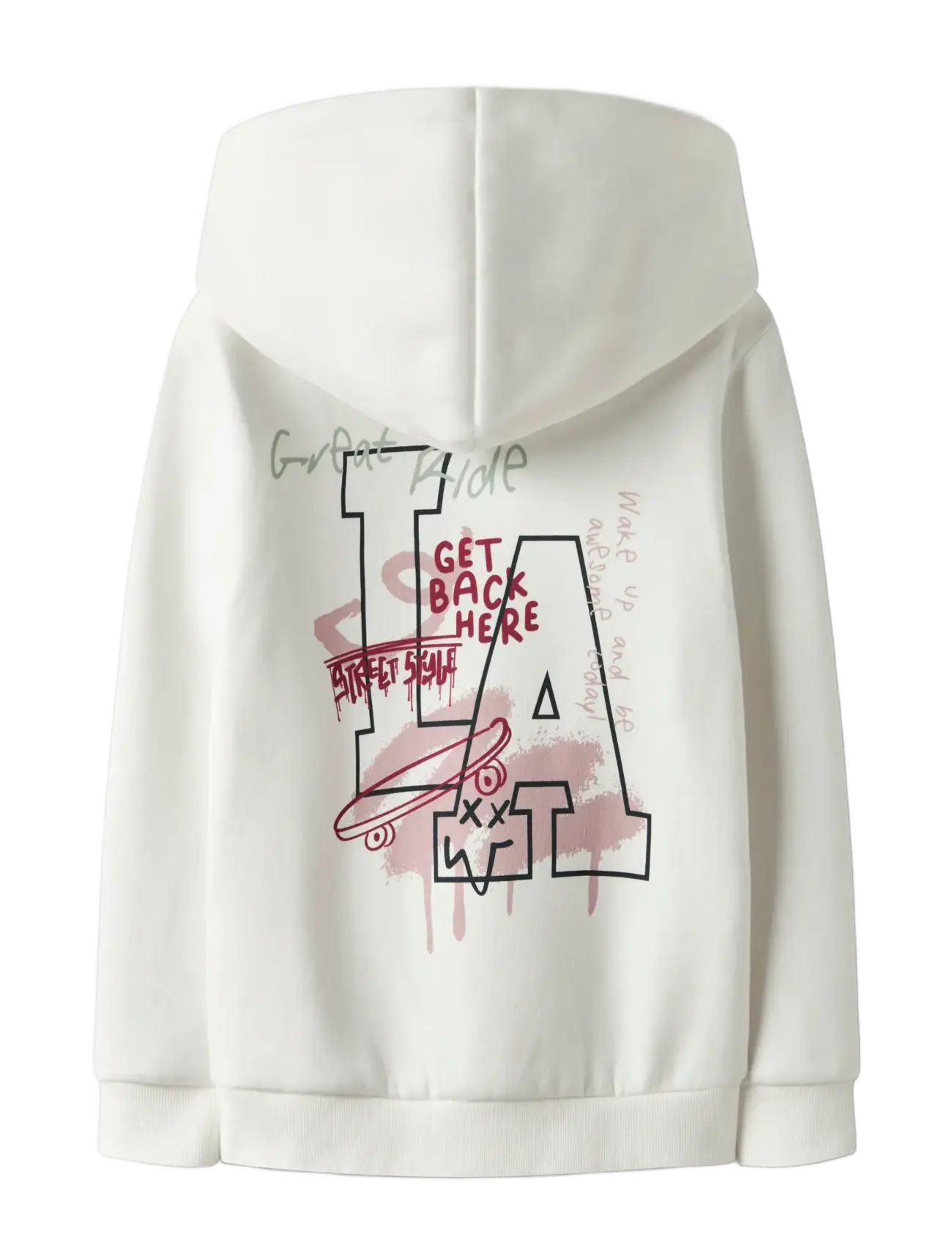 name it - NKMKILIAN SWE WH BRU PS NOOS - hoodies - cloud dancer - 1