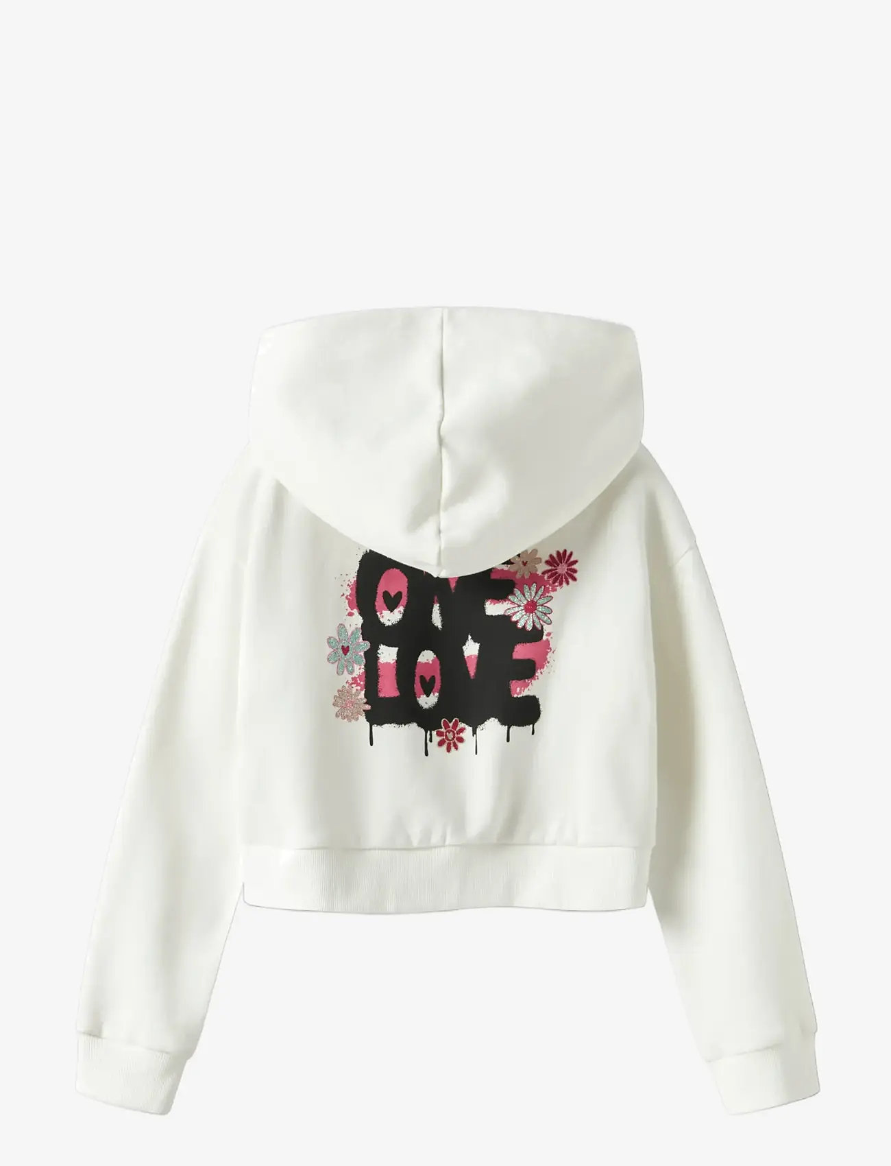 name it - NKFKORY LS CROP BOXY SWE WH BRU PS NOOS - hettegensere - cloud dancer - 1