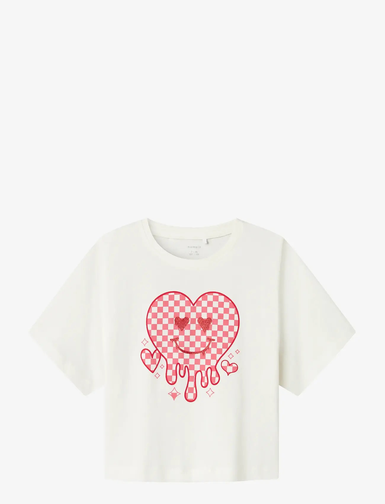 name it - NKFKAREN SS NREG SHORT TOP PS NOOS - t-shirts à manches courtes - cloud dancer - 1